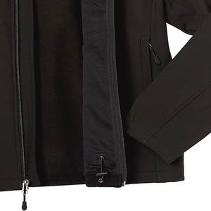 Chaqueta Softshell de Invierno Personalizable con Cuello Alto, Tejido de Poliéster con Estilo Bomber Impermeable y Elástico, Logotipo Frontal de Algodón - Product Image 6