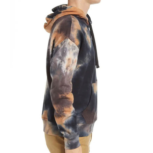 Design personnalisé Tie Dye Print Pullover Sweats à capuche avec cordon de serrage Service OEM & ODM Anti-rétrécissement Meilleur prix Tie Dye Sweats à capuche à vendre - Product Image 2