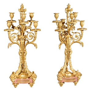 Nouvelle arrivée Forgé Design Métal Candélabre Argent Couleur Antique Style 7 Bras Tenir Cire Chandelier Rose Design Titulaire Pièce Maîtresse - Product Image 4