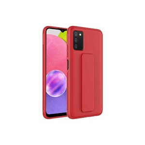 Coque de protection élégante en silicone premium JoieCreatif Qstand Series avec béquille pour Samsung Galaxy A03S Plus - Product Image 1