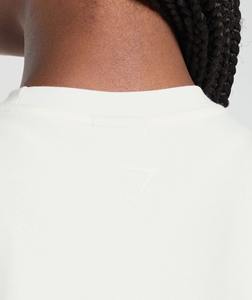 Best Selling Custom Screen Printed logo Oversized Long Length <b>T</b> <b>Shirts</b> For <b>Women</b> Casual Wear O-Neck Hip Hop Style <b>Shirt</b> - Product Image 3