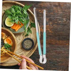 Roti Toast Tong de diseño de acero inoxidable, accesorios de utensilios de cocina chapados en color plateado, perfectos para el hogar, la cocina del Hotel, uso diario - Product Image 5
