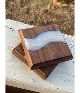 Sous-verres en marbre de bois de qualité supérieure à bas prix avec un design élégant et classique pour une utilisation quotidienne de la vaisselle - Product Image 3