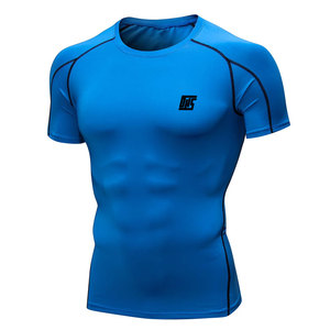 Men Short Sleeve Rash Guard Lightweight Quick Dry Short Sleeve Rash Guard For <b>Surfing</b> Swimming And Water Sports - Product Image 1