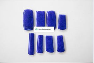 Cabujón de lapislázuli pulido de alta calidad, forma de mezcla de piedras preciosas naturales sueltas para joyería hecha a mano, precio bajo del proveedor de India - Product Image 4