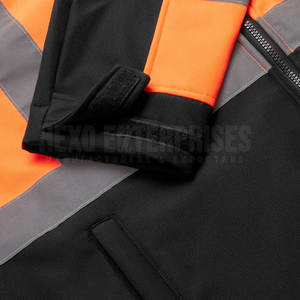 Suministro de fábrica de alta calidad, chaquetas reflectantes de seguridad hechas a medida, ropa de trabajo de poliéster al por mayor - Product Image 5