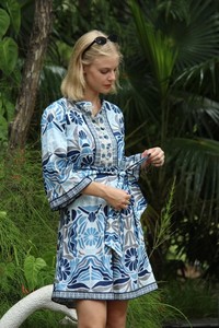 Nouvelle mode de robe à imprimé floral pour femmes Style long Mini robe vintage à manches bouffantes Vêtements pour femmes Robe longue décontractée - Product Image 3