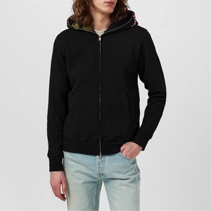 เสื้อฮู้ดมีซิปปรับแต่งได้สำหรับผู้ชายผ้าฝ้าย100% ปรับแต่งได้ฤดูหนาวผ้าฟลีซสีพื้นผ้าหนาอบอุ่น - Product Image 3