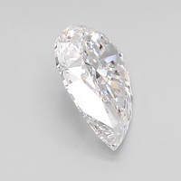 Diamant VABS certifié IGI 0,50-0,65 carat, taille poire brillante, cultivé en laboratoire CVD/HPHT, couleur D, qualité export, vente en gros en vrac
