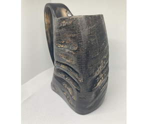 Engraving Buffalo Horn Mug Lowest Prices Authentic Handcrafted Horn Mug Rustic Elegance Horn Mug - Product Image 5