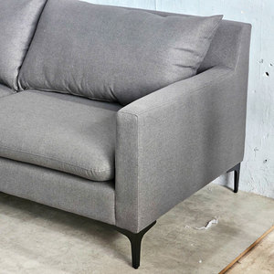SFB68049 Two-Seater Loveseat <b>Sofa</b> 190x86cm with 10 Fabric-<b>Covered</b> Cushions Square Shape Extendable for Home Furniture - Product Image 4
