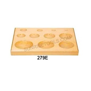 Bloque de madera de varilla de 11 cavidades para herramientas y equipos de joyería - Product Image 2