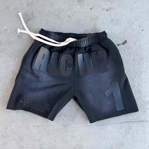 Short unisexe délavé à l'acide, haut, délavé au soleil, personnalisé, design vieilli, short de survêtement en coton ample pour hommes - Product Image 6