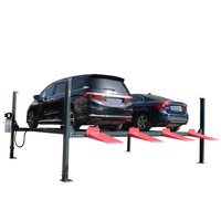 Meilleure vente ascenseur de parking double à quatre poteaux ascenseur de parking multi-niveaux pour 4 voitures