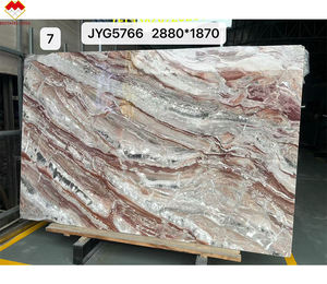 Monica แผ่นหินอ่อนสีแดงลายอิตาลี Calacatta หินอ่อนสีแดงสำหรับโต๊ะอาหารและโต๊ะคอนโซล - Product Image 4