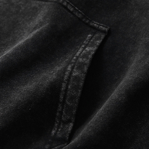 Sweats à capuche pour hommes en coton mélangé respirant, lavage à l'acide, vêtements de base confortables pour l'hiver, impression numérique, sweats à capuche pour hommes lavés à l'acide - Product Image 2
