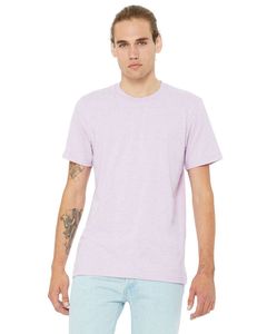 T-shirts unisexes BELLA+CANVAS en coton mélangé à manches courtes, t-shirts unisexes légers en coton biologique - Product Image 4
