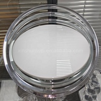 Support d'affichage rond en acrylique transparent personnalisé, fabriqué en Chine, personnalisable pour la présentation de produits en magasin et sur comptoir