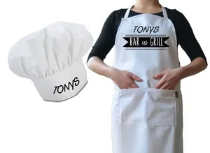 Uniforme elástico ajustable para adultos, gorro de Chef de cocina con logotipo personalizado, alta calidad, venta al por mayor - Product Image 2