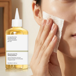 Solución Tonificante Antienvejecimiento con Ácido Glicólico al 7%, 100 ml, Exfoliante para Todo Tipo de Piel, Cuidado Facial Líquido de Lujo - Product Image 4