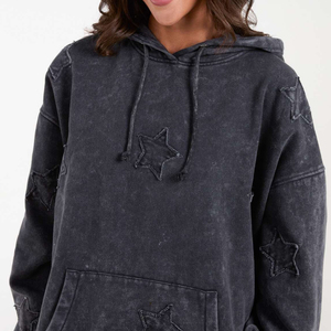 Sudadera con Capucha Larga Informal de Invierno para Mujer, con Forro Polar, Logotipo Frontal, Transpirable, de Secado Rápido, Color e Impresión Personalizados - Product Image 6