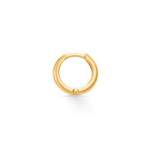 18K <b>Gold</b> Plated Diamond Hoop Drop <b>Earrings</b> for <b>Men</b> Religious Style Party Wedding Gift - Product Image 3