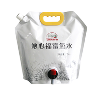 Sac à eau personnalisé 5L 8L Sac de grande capacité de 10 litres dans une boîte avec pochette sur support avec valve Emballage en plastique sac à eau de jus de lait