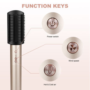 Sèche-cheveux ionique multi-styleur Binwang OEM, ensemble de séche-cheveux électrique à haute vitesse, brosse à air chaud, outils de coiffage - Product Image 3