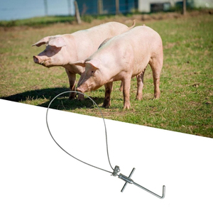 Piège à porcs approuvé par les vétérinaires, 18 pouces, robuste, pour un maintien sûr du bétail et une utilisation à la ferme, manipulation sécurisée des porcs - Product Image 3