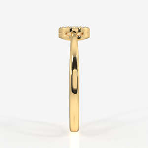 Anillo de Diamante Moissanite en Oro de 14k con Brillo Etéreo - Product Image 3