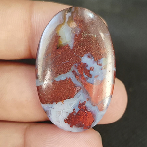 พลอยคาโบชองธรรมชาติคุณภาพสูง สีแดงและสีน้ำตาล ขนาดผสม สำหรับทำเครื่องประดับ - Product Image 1