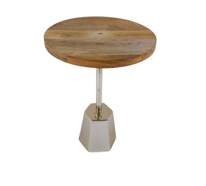 โต๊ะข้างเตียงทรงกลมชุบทองสำหรับตกแต่งบ้านทำโลโก้ตามสั่งเฟอร์นิเจอร์ห้องนั่งเล่น - Product Image 6