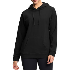 เสื้อฮู้ดไหมพรมถักคุณภาพสูงสำหรับผู้หญิง ระบายอากาศได้ดี เป็นมิตรกับสิ่งแวดล้อม สวมใส่สบาย มีโลโก้ด้านหน้า เหมาะสำหรับฤดูหนาว - Product Image 5