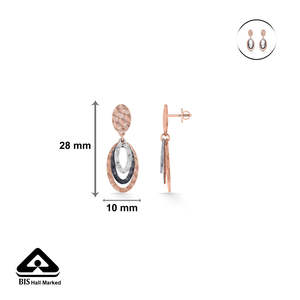 ต่างหูแฟชั่นสตาร์ลิต สปาร์ค ดรอปส์ แอนด์ ดังเกลอร์ โกลด์ - Product Image 6