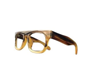 Monturas de Gafas para Lectura Hechas a Mano con Cuerno de Búfalo Auténtico, Ideales para - Product Image 1