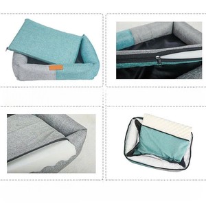 Coussin pour chien en polyester, lavable, amovible, petit, anti-morsure, pour extérieur, confortable, avec fermeture éclair, Vietnam - Product Image 5