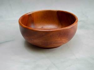 Bol en bois de qualité supérieure, fait à la main au Vietnam, bois naturel, vente en gros - Product Image 3
