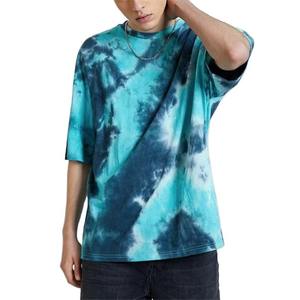 T-shirts tie-dye tendance pour hommes, nouvelle arrivée et best-seller, ajustables et élégants, vêtements de sport à col rond - Product Image 1