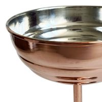 Verre à gobelet à Martini Zo Tall en cuivre aspect antique, tasse à Martini couleur cuivre 250 ml