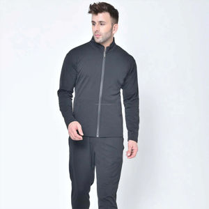 Survêtement zippé pour homme de qualité supérieure - Ensemble deux pièces tendance et fonctionnel - Idéal pour le sport et le quotidien - Vente en gros de survêtements - Product Image 1