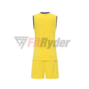 Uniformes de volley-ball pour hommes de la meilleure qualité, ensembles personnalisés en polyester respirant à séchage rapide, nouveau design - Product Image 6