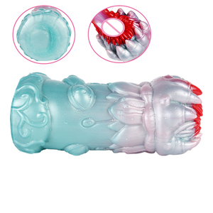 Großhandel GEEBA Fantasy Plants Aircraft Cup Liquid-Silikon Alien-Penis-Masturbatoren realistische Vagina-Touch-Spielzeuge für Männer - Product Image 3