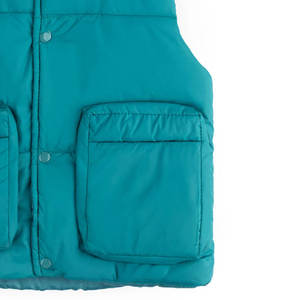 Invierno al aire libre sin mangas brillante burbuja puffer chaquetas ropa personalizada utilidad capucha abajo Puffer chaleco para hombres 2025 Puffer chaleco - Product Image 4