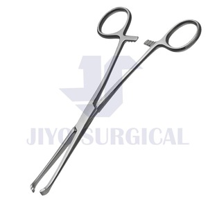 คีม Teale Vulsellum ทำจากเหล็กกล้าไร้สนิม เครื่องมือผ่าตัดทางนรีเวชสำหรับจับปากมดลูก อุปกรณ์สำหรับสูตินรีเวช - Product Image 6