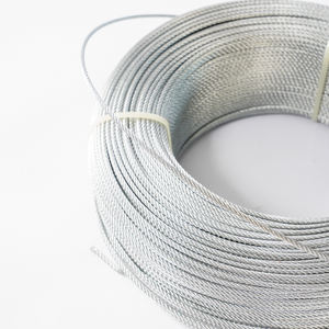 Grossiste en câbles métalliques - Corde à linge blanche flexible, câble souple 1/4\", câble métallique galvanisé, câble métallique en acier recouvert de PVC - Product Image 6
