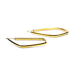 ต่างหูทรงเรขาคณิตสีเงินสเตอริ925สำหรับสุภาพสตรีดีไซน์เสน่ห์แบบดั้งเดิมอันหรูหราสำหรับงานแต่งงาน - Product Image 5