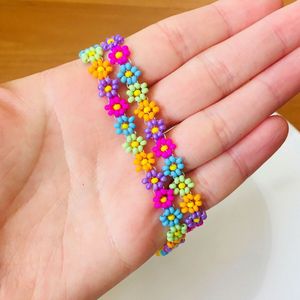 Napali Flower Glass Beads Roll Pulseras y brazaletes de moda calidad premium - Product Image 5