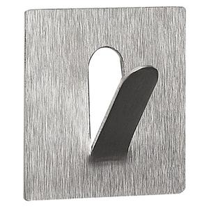 Collezione Spirella Punzo, Gancio Adesivo 4.5, Acciaio Inossidabile, Grigio - Product Image 1