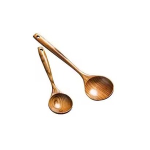 Decoración elegante pulida de plata con mango de ramita chapado en oro Cena DE BODA Cuchara de servidor de sopa de metal dorado - Product Image 6