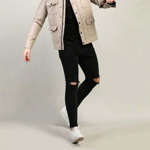 Veste en cuir véritable pour hommes de qualité supérieure Veste de motard de moto personnalisée avec fermeture à glissière et doublure intérieure - Product Image 6